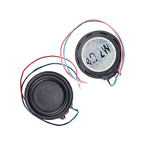 LF&LQEW 2pcs 20MM Speaker Ultra-Thin Mini 4 Ohms 2 W Full Range Loudspeaker High Performance Neodymium Magnet