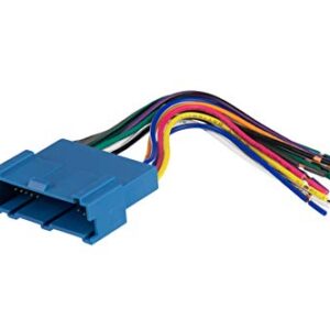 Scosche GM03B Compatible with Select 1994-05 GM Power/Speaker Connector / Wire Harness for Aftermarket Stereo Installation with Color Coded Wires,Blue