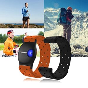 Heart Rate Monitor Replacement Armband: 22mm Soft Strap Adjustable Arm Wristband - Waterproof HRM Armband Strap Compatible with LIVLOV Coospo MOOFIT Polar Wahoo PowrLabs Optical Heart Rate Monitor