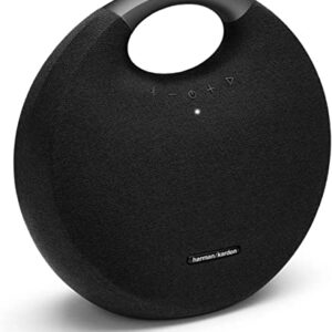 Harman Kardon Onyx Studio 6 - IPX7 Waterproof Wireless Bluetooth Speaker System w/Rechargeable Battery, Built-in Microphone (Blue)