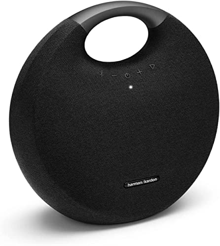 Harman Kardon Onyx Studio 6 - IPX7 Waterproof Wireless Bluetooth Speaker System w/Rechargeable Battery, Built-in Microphone (Blue)