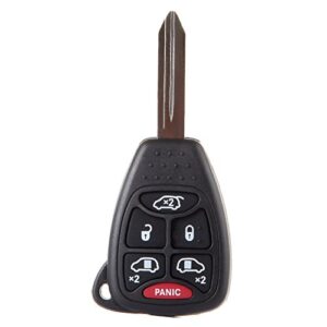 cciyu 1pc uncut 6 buttons keyless entry remote fob replacement for 2004 2005 2006 2007 for dodge for caravan for grand for caravan for chrysler town & country (m3n5wy72xx)