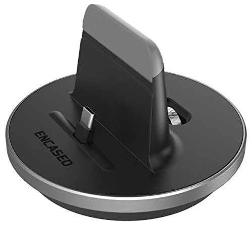 Encased Charging Station (Fast Charge Compatible) Adjustable Desktop Dock USB-C Charger Stand (Case Friendly Design) for Samsung Galaxy S10/Plus/S20/S21/S22/S23 Ultra