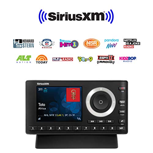 SiriusXM Onyx Plus Satellite Radio w/ Home Kit, Enjoy SiriusXM on your Home Stereo or Powered Speakers for as Low as $5/month + $60 Service Card with Activation