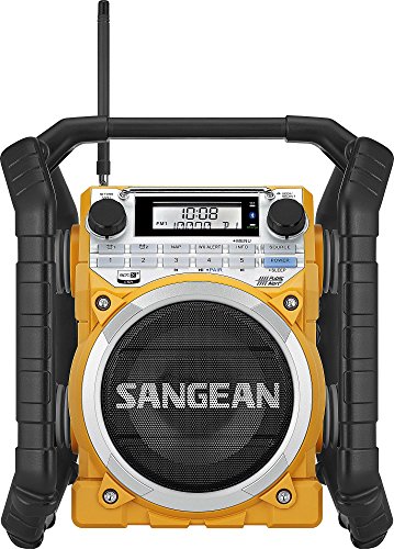 Sangean U4 AM/FM-RBDS/Weather Alert/Bluetooth/Aux-in Ultra Rugged Rechargeable Digital Tuning Radio (Renewed)