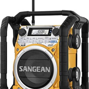 Sangean U4 AM/FM-RBDS/Weather Alert/Bluetooth/Aux-in Ultra Rugged Rechargeable Digital Tuning Radio (Renewed)