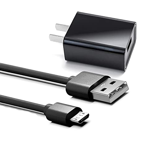 Wall Charger USB Charging Cable Cord fit for LG Classic l125dl Wine 2, Alcatel Cingular Flip 2/3, Go Flip 3 Flip V, Quick Flip, Smart flip TCL A1 A2 A507DL,Kazuna eTalk, Doro 7050 626 618 610 680 605
