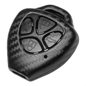 TANGSEN Key Fob Case Cover Compatible with PONTIAC VIBE SCION FR-S IQ TC XB XD for SUBARU BRZ for TOYOTA 4RUNNER AVALON CAMRY COROLLA MATRIX RAV4 VENZA YARIS 2 3 4 Button Keyless Entry Remote