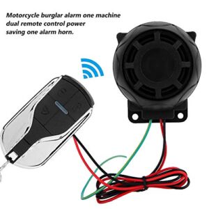 Motorcycle Security Alarm System Two-Way Remote Control Engine Start 125DB Universal Anti-Theft Alarm System