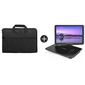 17.5 inches portable dvd player with carry bag