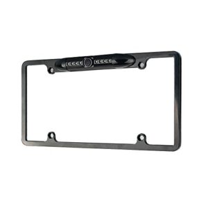 metal frame us license plate with camera, night vision,flexible angle and easy to fix