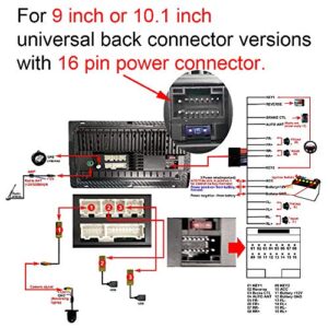 16pin Car Radio Stereo Power Retrofit Harness for Suzuki Grand Vitara Swift SX4 Acura/Suzuki/Honda Accord OdysseyVehicles with Radio Antenna Adapter