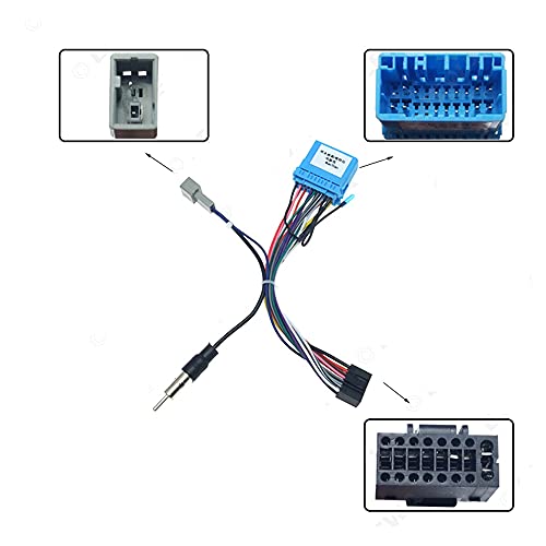 16pin Car Radio Stereo Power Retrofit Harness for Suzuki Grand Vitara Swift SX4 Acura/Suzuki/Honda Accord OdysseyVehicles with Radio Antenna Adapter