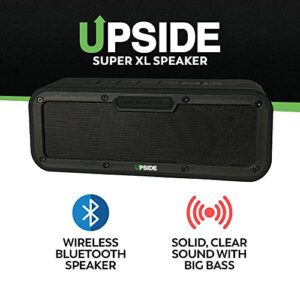 Upside Golf Magnetic Bluetooth Speaker for Golf Cart - Super XL PRO Waterproof Sound System - Mountable Golf Cart Speaker - Awesome 120+ Foot Wireless Range - Rechargeable 15 HR Battery Life