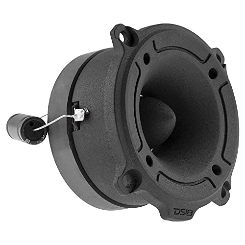 DS18 PRO-TW120B Super Tweeter in Black - 1", Aluminum Frame and Diaphragm, 240W Max, 120W RMS, 4 Ohms, Built in Crossover - PRO Tweeters are The Best in The Pro Audio and Voceteo Market (Pair)