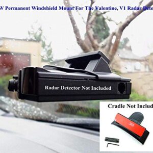 V3M Improved 3M Taped Permanent Windshield Mount for The Valentine 1 Valentine1 V1 Radar Detectors