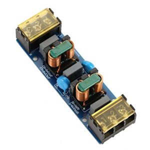 Power Supply Filtering Board Power Supply Filter EMI High Frequency Two-stage Power Low-pass Filter Board For Power Supply 6A 25A Optional(25A)