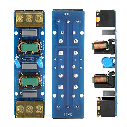 Power Supply Filtering Board Power Supply Filter EMI High Frequency Two-stage Power Low-pass Filter Board For Power Supply 6A 25A Optional(25A)