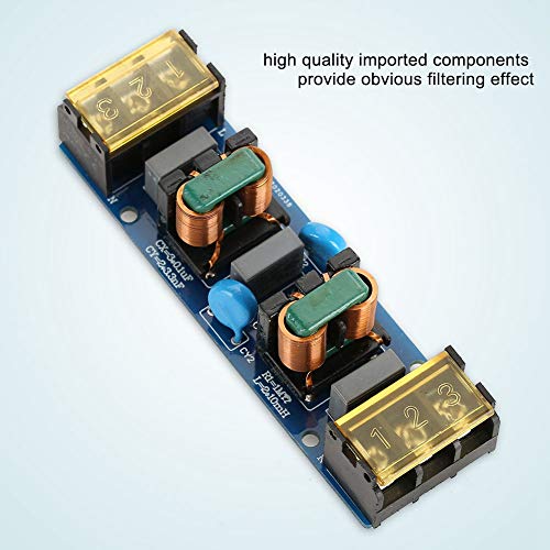 Power Supply Filtering Board Power Supply Filter EMI High Frequency Two-stage Power Low-pass Filter Board For Power Supply 6A 25A Optional(25A)