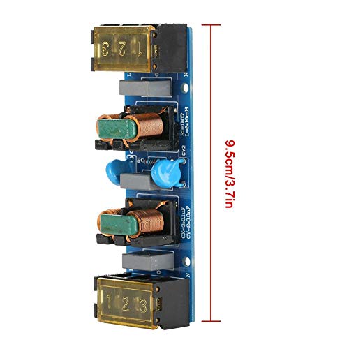 Power Supply Filtering Board Power Supply Filter EMI High Frequency Two-stage Power Low-pass Filter Board For Power Supply 6A 25A Optional(25A)