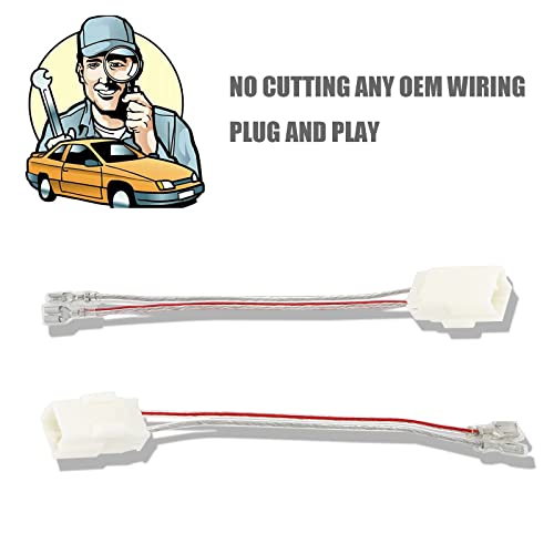 for 2002-2019 Jeep Wrangler, Chrysler, Dodge Vehicles Aftermarket Door Speaker Dash Tweeter Wire Harness Connector