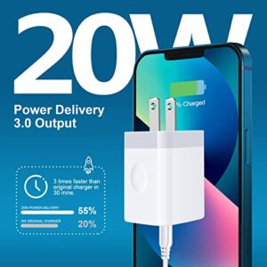 20W Samsung Galaxy Phone Charger Android Fast Charger C Type C Charger Cable Fast Charging for Samsung Galaxy A13 5G/S21 FE/S22/A53 5G/Z Flip 5/Z Fold3/A03S/A32/A52/S20 FE/A32/A01 A11,Pixel 7 6 Pro