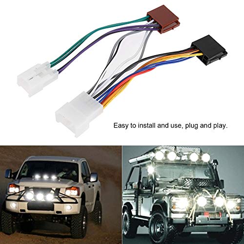 ISO Wiring Harness,Audio Line Car Plug Connector Connection Line Interior Fit for Toyota