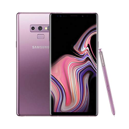 Samsung Galaxy Note 9, 128GB, Lavender Purple - AT&T (Renewed)