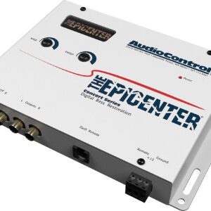 AudioControl The Epicenter Bass Booster Expander & Bass Restoration Processor with Remote (White)