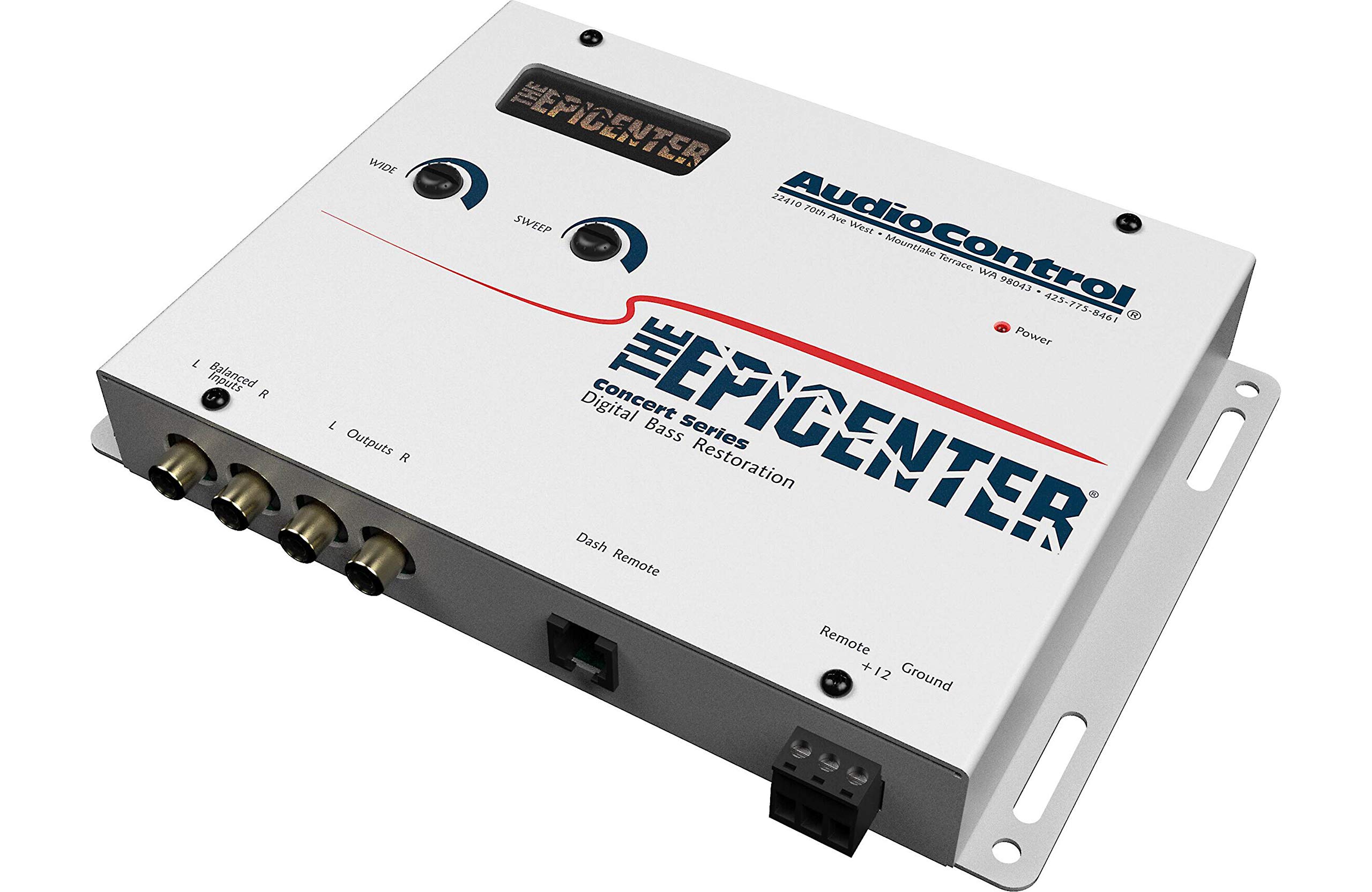 AudioControl The Epicenter Bass Booster Expander & Bass Restoration Processor with Remote (White)