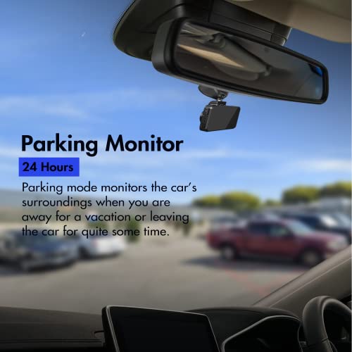 Dual Dash Cam Front 4K and Rear 2K, Wi-Fi, GPS, Dash Camera for Cars with 3 Inches IPS Screen, Car Camera Driving Recorder with Night Vision, Parking Mode