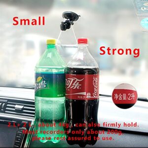 Dash Cam Suction Cup Mount for Oldshark Amuoc Jeemak Chortau Screw-Connect Dashcam, Clip on Car dvr Holder, Strong Suction Power, Easy to Install Use, Easy to Remove, Heat Resistant, 2 Pcs