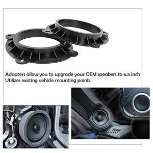 RED WOLF Speaker Adapter Spacer Bracket Rings for Toyota Camry 2018-2021 Install Aftermarket Car Speaker