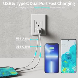 USB C Charger, Type C Charger Fast Charging, USB Wall Charger, 20w Fast Speed Cube Brick Boxes Compatible for New iPhone 12 13 14 Pro/Pro Max, XR XS SE AirPod iWatch iPad