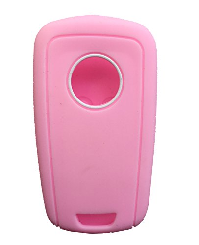 Rpkey Silicone Keyless Entry Remote Control Key Fob Cover Case protector Replacement Fit For Buick Encore LaCrosse Regal Verano（Pink）OHT01060512 5461A-01060512