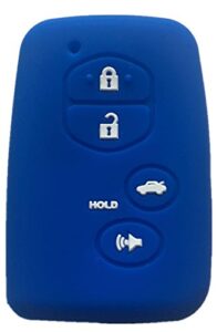 rpkey silicone keyless entry remote control key fob cover case protector replacement fit for toyota avalon camry corolla highlander prius rav4 venza hyq14acx hyq14aab hyq12acx hyq14aem