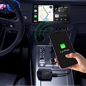 Wireless CarPlay Adapter for iPhone, YEHUA 5.8GHz Wireless CarPlay Dongle for Factory Wired CarPlay Cars