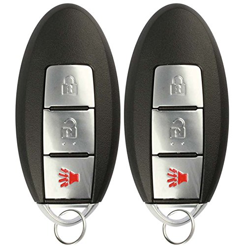 KeylessOption Keyless Entry Remote Car Key Fob for KBRASTU15, CWTWB1U733 (Pack of 2)