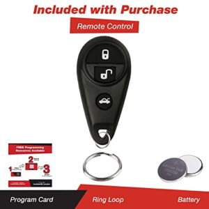 KeylessOption Remote Key Fob 3btn for Subaru (NHVWB1U711)