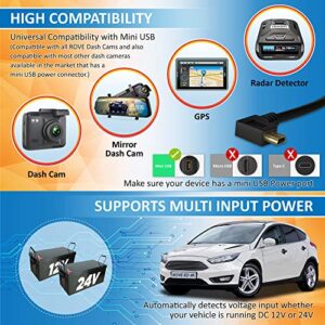 Dash Cam Hardwire Kit, Mini USB, for ROVE R2-4K Car Dash Camera