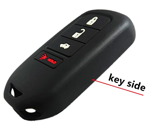 Silicone Key Fob Case Key Cover Key Skin Protector fit for 2013-2021 Honda Accord CR-V HR-V CR-Z 4 Buttons