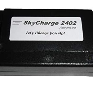 SkyCharge 2402 Advanced Charger for Bruno Stair Lift Stairlift SRE-1540, SRE-1550, SRE-2000, SRE-2010 Elite, CRE-2110 Curved, CRE-2100, SRE-2750 Models; Replaces OEM-2402, BCR-24018