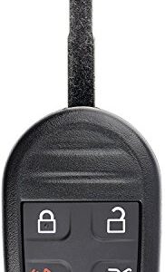 KeylessOption Keyless Entry Remote High Security Uncut Blank Car Ignition Key Fob Replacement for Ford Fusion Fiesta CWTWB1U793