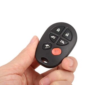 X AUTOHAUX Keyless Remote Flip Key Fob 315Mhz GQ43VT20T for Toyota Sienna 2004-2008