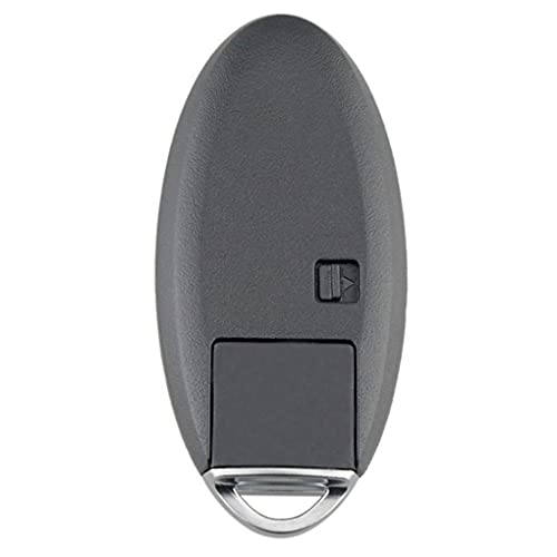 MJKEY New Keyless Entry 5 Buttons Remote Key Case Shell Fob for Nissan Altima Maxima Murano Pathfinder Infiniti JX35 Q50 Q60 QX60, Black, medium