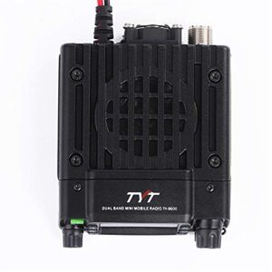 TYT TH-8600 Mini 25 Watt Dual Band Amateur Radio Base, IP67 Waterproof Radio VHF: 144-148mhz (2m) UHF:420-450mhz (70cm) Car Mobile Transceiver with Free Cable