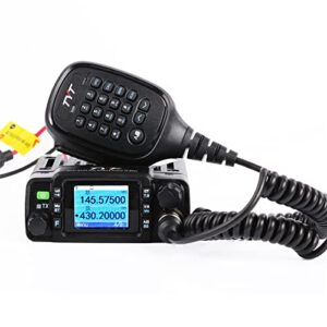 TYT TH-8600 Mini 25 Watt Dual Band Amateur Radio Base, IP67 Waterproof Radio VHF: 144-148mhz (2m) UHF:420-450mhz (70cm) Car Mobile Transceiver with Free Cable