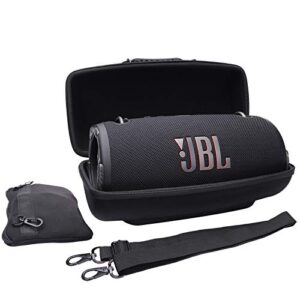 khanka hard travel case replacement for jbl xtreme 3 portable speaker (black)