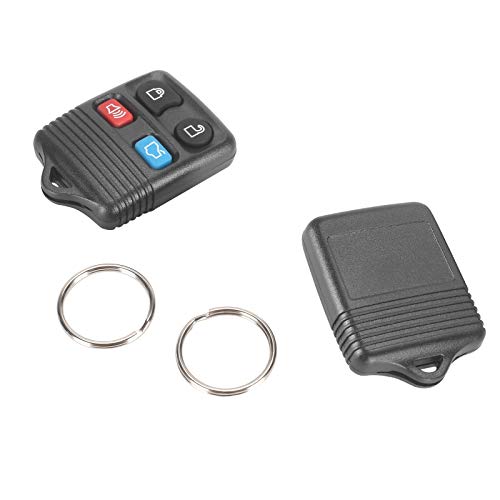 YORKING Keyless Entry Remote Key Fob Car 4 Button Replacement for CWTWB1U212 Fits Ford Focus Explorer Escape Mercury Mazda Lincoln Tribute 2 Pack