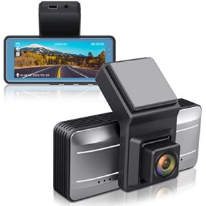 Dash Cam for Cars, 1080P Full HD Dash Car Camera Video Recorder Front Dashcam Super Night Vision, 170° Wide Angle Dashcams with 3.4" IPS Display, G-Sensor, WDR, Motion Detection Loop Recording